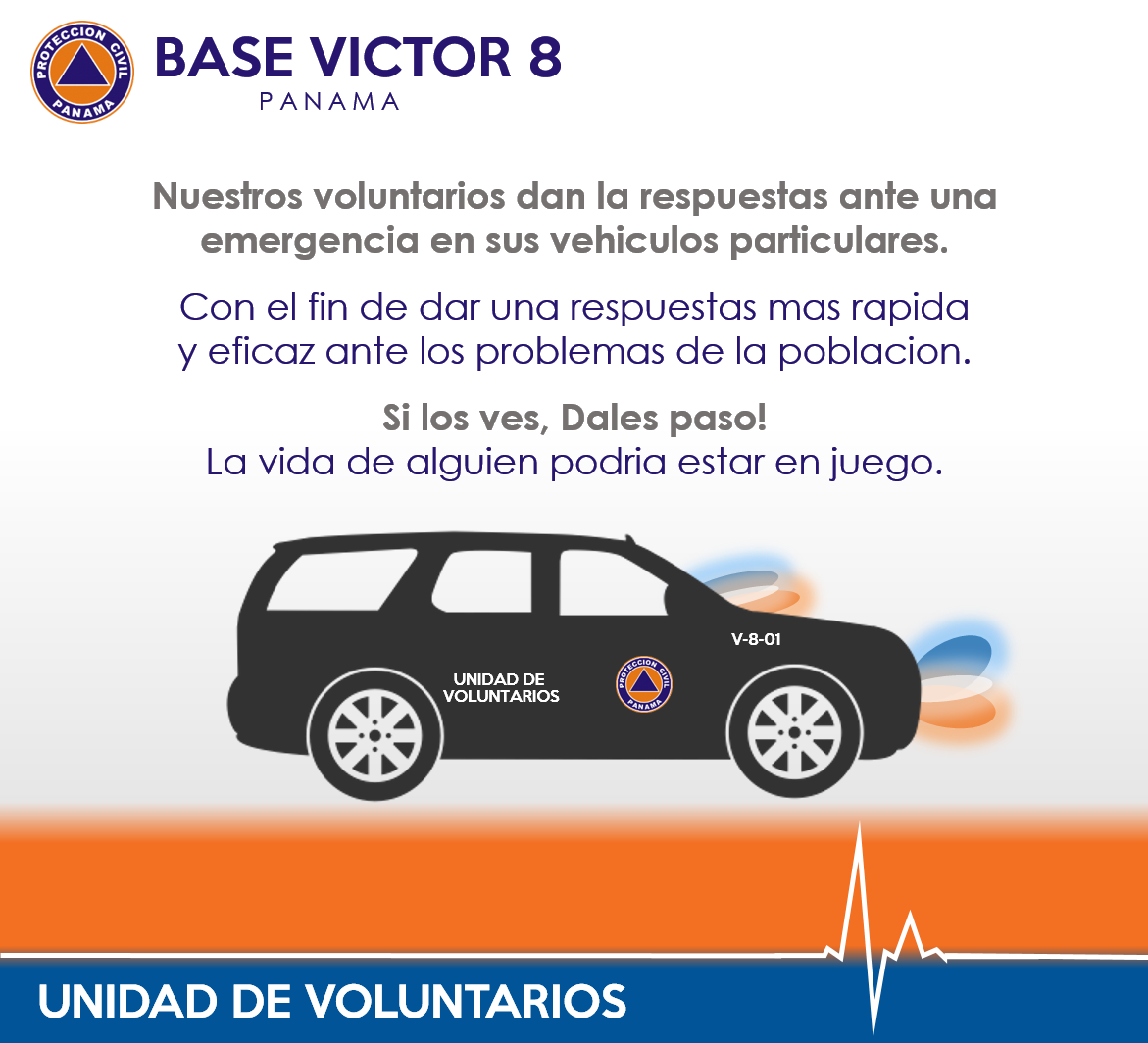 Las sirenas son gritos de auxilio.. Nuestros voluntarios usan sus vehiculos para una respuesta mas rapida #Dalespaso