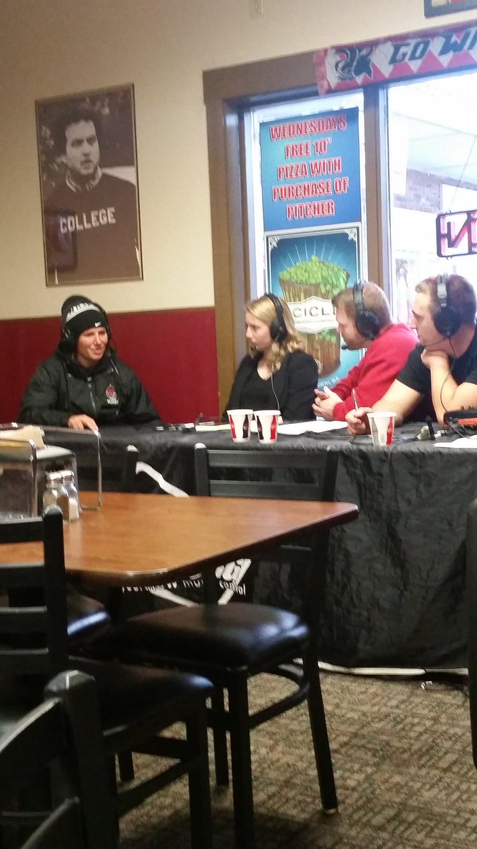 CWUAthletics's tweet photo. Head @CWURugbyWomen Coach Mel Denham on @881BurgSports Coaches' Show recapping this weekend's action. #OnTheProwl https://t.co/V5Y2V4psx5