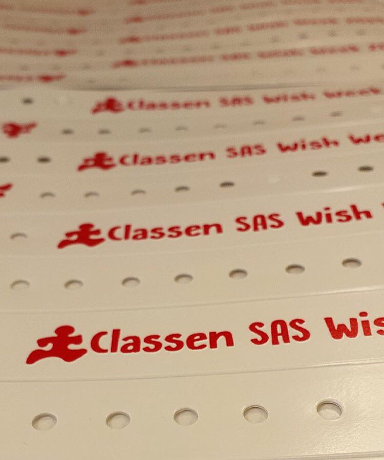 wishweek's tweet photo. WISH WEEK WRISTBANDS GO ON SALE TOMORROW FOR $10!! Stop by Ms. Burkes' room in the morning or A Hall during lunch! https://t.co/pZGWIi2NMu
