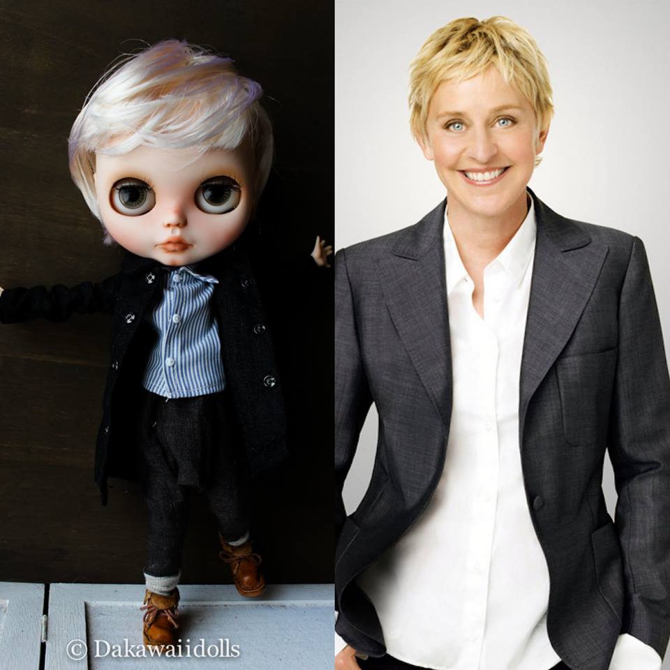CJStyleCooking's tweet image. Naoko of DaKawaiiDolls has custom  Mini Ellen, we are tryin to get her home to Ellen. We want to give back to her.