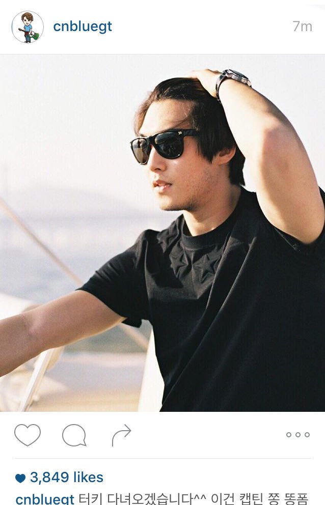 tyayonghwa's tweet photo. RT"@cnblue4ina: "@CNBOICEUSA JH Instagram https://t.co/9KMQ11tdeo"