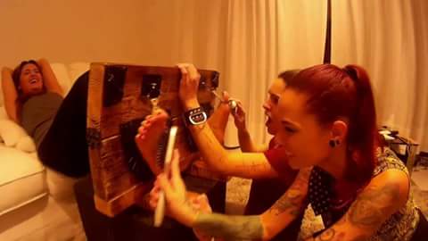 2 pic. Shooting with my Mistress @silviarubix for https://t.co/0FxjsryvMD 😍 When we repeat?🐶❤ #tickling #ticklishfeet https://t.co/KbADJqJFb2