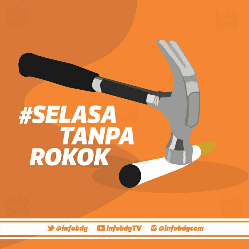 infobdg's tweet photo. Masih ngeroko hari Selasa? Aduh, ayo dong mau kpn mulai ngurangin rokok. Kalau ga skrg, kpn lg? #SelasaTanpaRokok https://t.co/JrOELoobGc