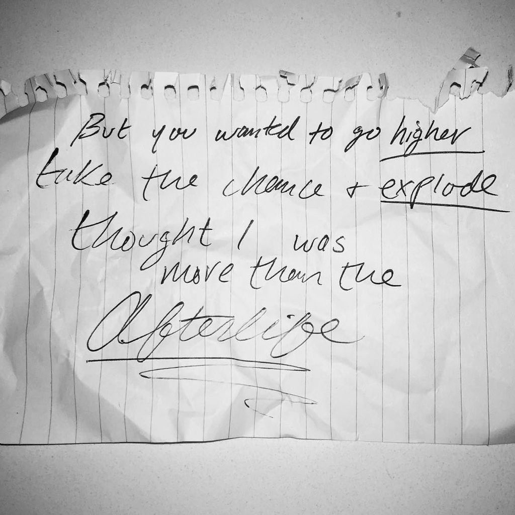 greysonchance's tweet image. But you wanted to go higher
Take the chance and explode
Thought I was more than the Afterlife