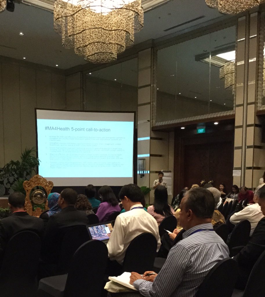 jamiepina's tweet photo. Pak @4n15fuad summarizes yesterday's call to action. @simkesugm @AeHIN2011 #MA4HealthAP @RTI_HealthIT @ADBHealth https://t.co/lNqLxQ2qXv