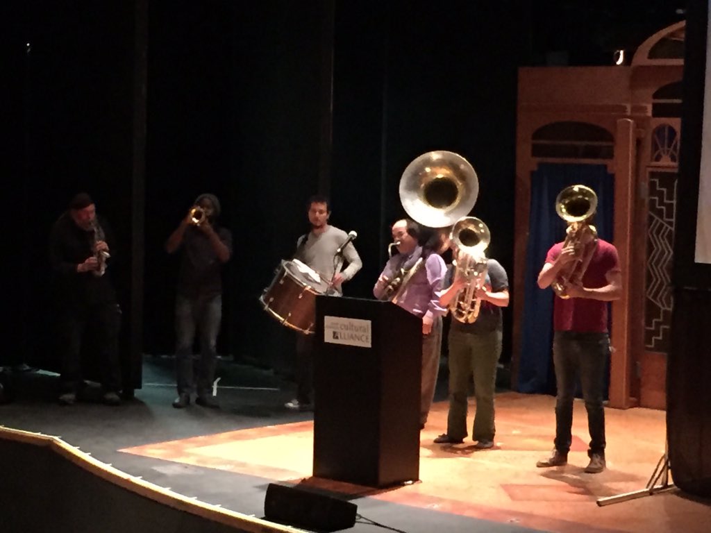 lootprojecta's tweet photo. .@Migcon79: Enjoying the West Philadelphia Orchestra @philacultura #caam15 W/ @TALLERPR Future-Forward https://t.co/Rc8DqQsIvo