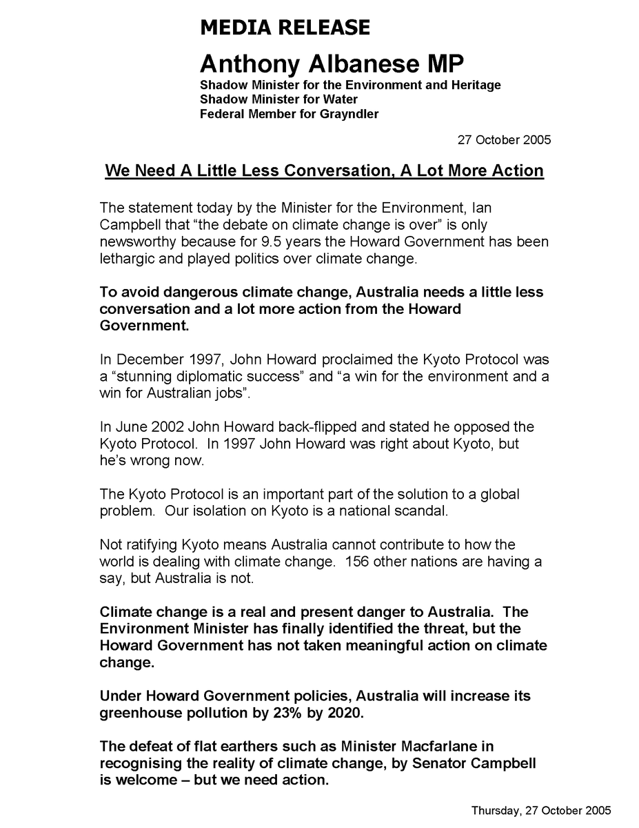AlboMP's tweet photo. 10 years ago today. Still waiting for the Coalition to take real action on climate change. https://t.co/xLAZ1hRlCl