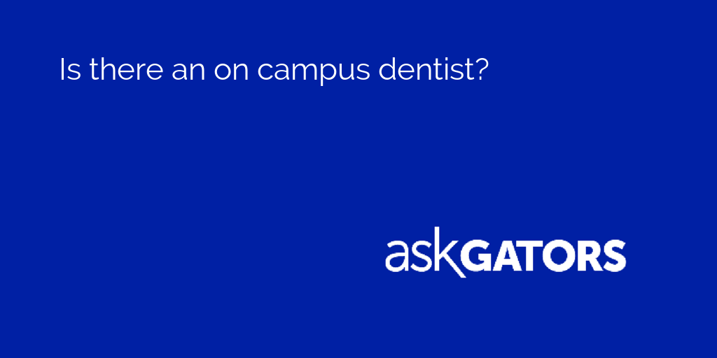 AskGators's tweet image. Is there an on campus dentist?

Learn more here: asku.co/AskGators/ques…