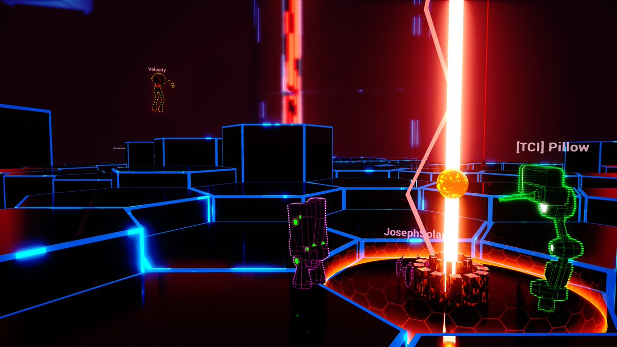 fatbombstudios's tweet photo. Crazy testing #QuantumLock on #Steam 6 person match :D #ue4 #indiedev #gamedev @UnrealDevs https://t.co/mZokqT3hux