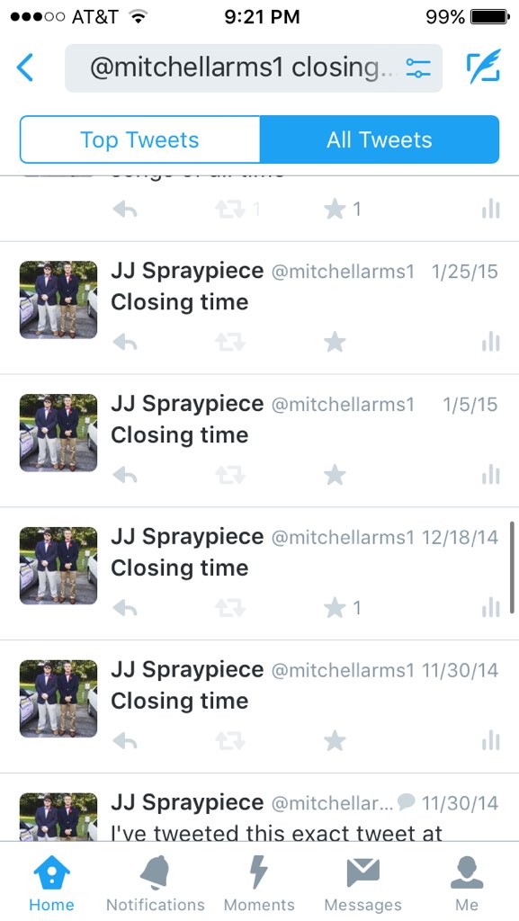 mitchellarms1's tweet photo. A brief history of my Twitter career https://t.co/thNm76Uns5