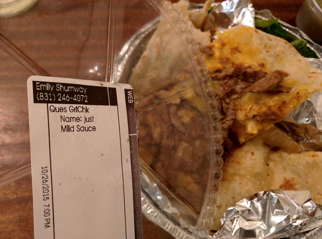 j_shums's tweet photo. @caferio Grilled chicken huh? Sure looks a lot like steak...no guac or sour cream either. Never doing take-out again https://t.co/hIzEnZV93J