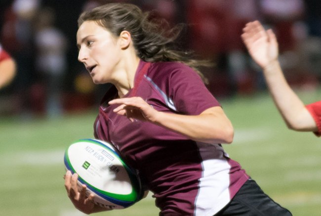 RugbyOntario's tweet photo. Post-Secondary: It will be @McMasterSports v. @guelph_gryphons in the @OUAsport #WRUG final on Oct. 31! https://t.co/vnQid9Cqxi