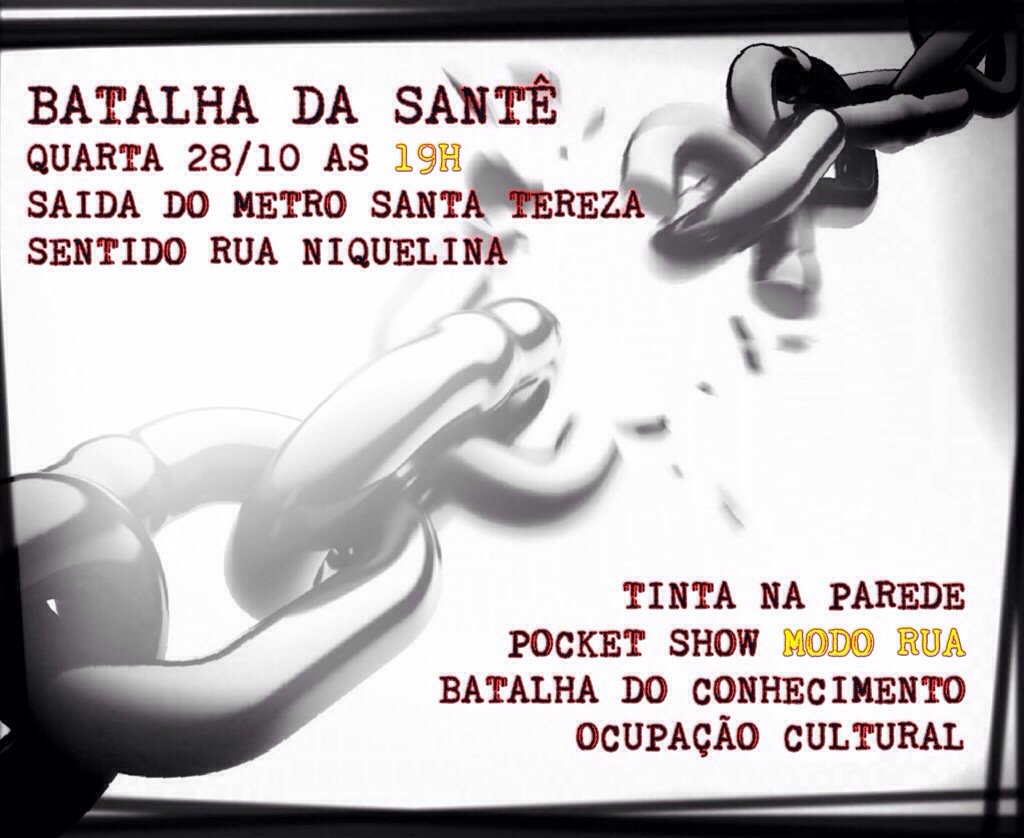 BrenoNachi's tweet photo. Quarta meus irmãozinhos do #StreetMode vão quebrar tudo na #BatalhaDoSantê!!! Colaaaa geral! https://t.co/DdIh1MUoJr