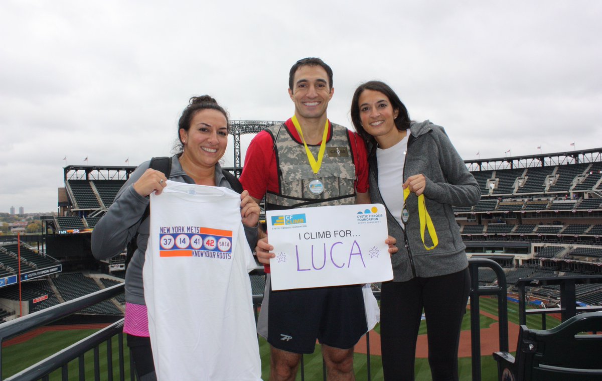 TeamLucaCF's tweet photo. Great climb yesterday w/ @CFF_GNYC!  Number 1 fundraiser!  Thank you everyone for your support!  #BeatCF #TeamLuca https://t.co/RKhfNx7ZZQ
