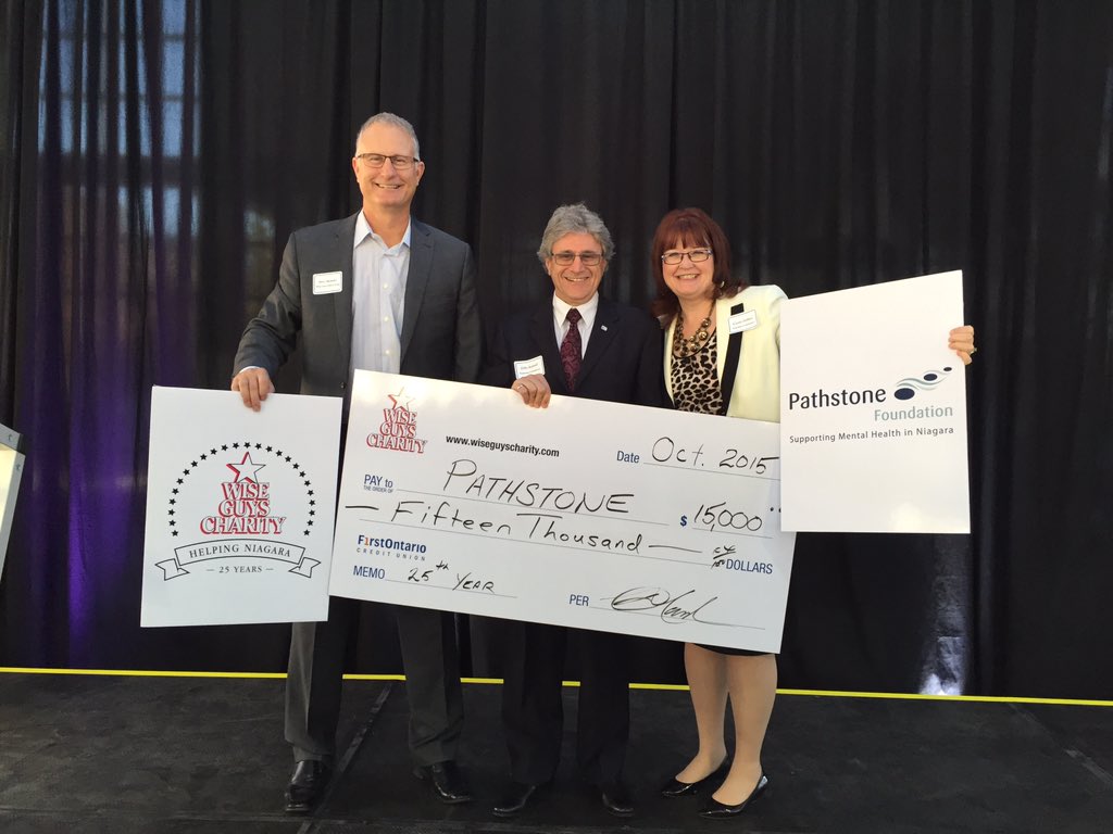 WiseGuysCmtee's tweet photo. Proud to support @PathstoneMH. A great charity doing so much for the Niagara community #WiseGuys25 @WiseguysDoug https://t.co/RPmEJ9Z6ov
