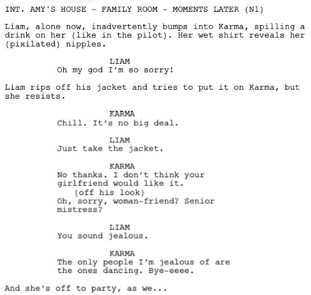 FakingItWriters's tweet photo. History repeats itself!! #FakingIt #scriptshots https://t.co/ktAh36aGdI