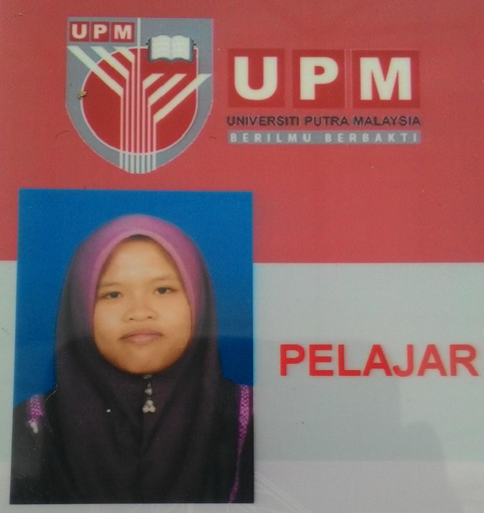 WardahSyazwani's tweet photo. Alahai, masam nye muke awak Wardah Syazwaniπππ sis bru dpt kad matrikπ jge memolek dehhππ
#upmstudent
#Arabic https://t.co/6fHoXPmqXL