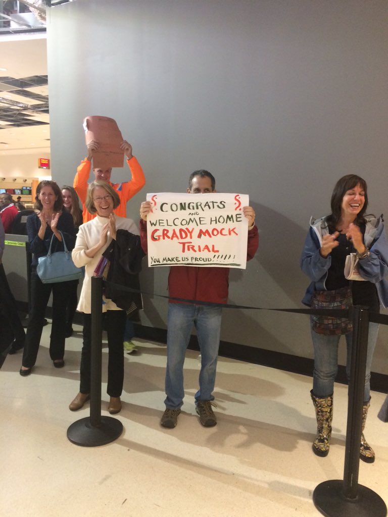GradyMockTrial's tweet photo. Our wonderful welcoming committee back to Atlanta!! https://t.co/2dVJWaqV71