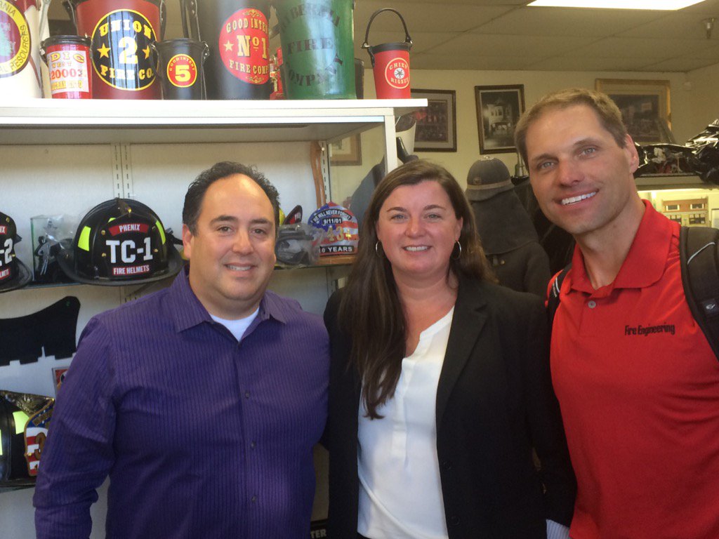 Erin_at_PFG's tweet photo. Spent the morning w/Phenix Helmets at their Fire Memorabilia Museum @amount2sumthing @FireMarketers #phenixhelmets https://t.co/X6nkPb5L4M