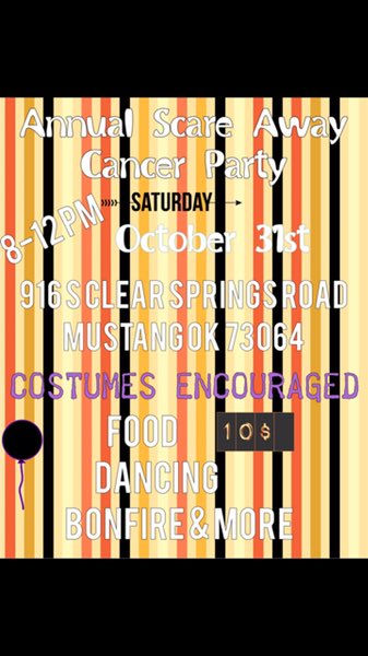 maddykincannon's tweet photo. everyone come!! it's gonna be so much fun!!! #cancerisoutdated https://t.co/RbiJCclXUi