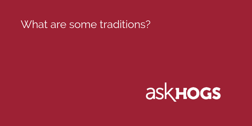 AskHogs's tweet image. What are some traditions?

Students explain: asku.co/AskHogs/questi…