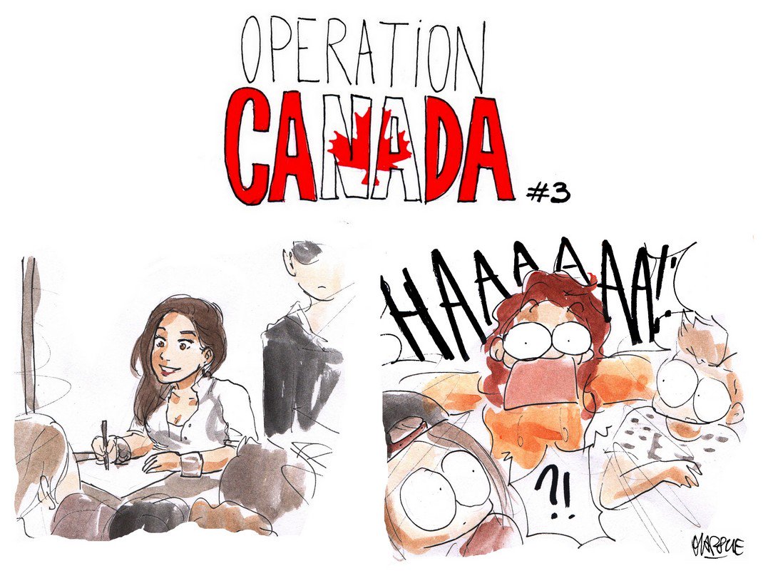 MaryneeLahaye's tweet photo. #OperationCanada #3: "Fanexpo &amp; how I DIDN'T meet @HayleyAtwell." Read full comic here: https://t.co/nI4ZqFDlHp https://t.co/9BNcx2REO8