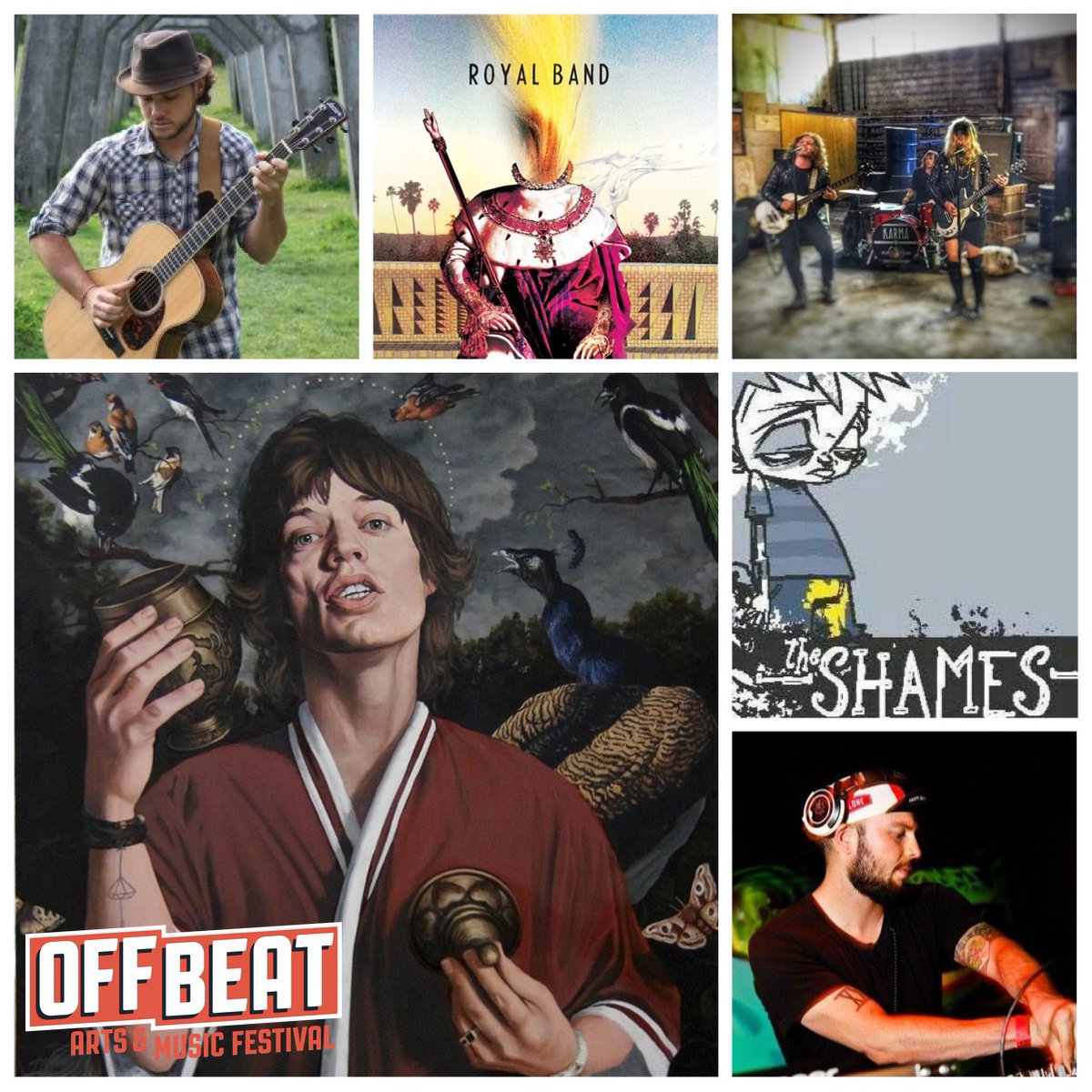 offbeatfest's tweet photo. #OBMF @TheLovingCupBar on Friday 11/6 @theroyalband @penny_theshames @KARMAisaband @TylerStaffordM #ZachRawlinson https://t.co/nC9JqkziUG