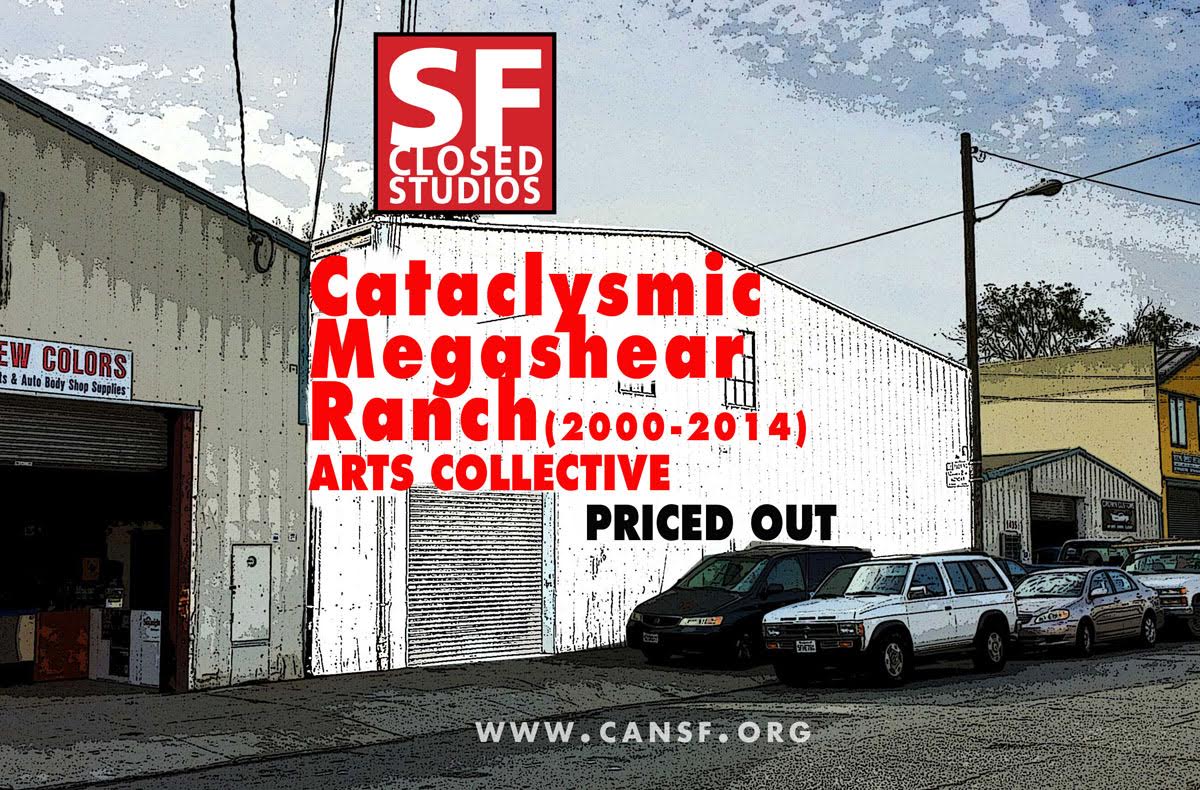 CulturalActNet's tweet photo. SF CLOSED STUDIOS: Cataclysmic Megashear Ranch Arts Collective #SFclosedstudios #YesOnPropI @KQEDarts @KarenDSouza4 https://t.co/pUw51BWYYd