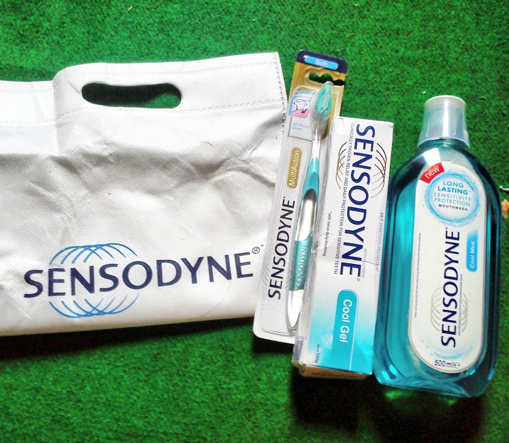 aric_id's tweet image. Terimakasih @GigiNgilu #Sensodyne hadiah kuis #longlastingprotection sudah dateng :)