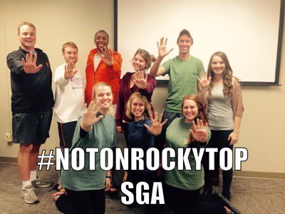We're happy to help Beta Theta Pi bring awareness to sexual assault on campus! #NotOnRockyTop