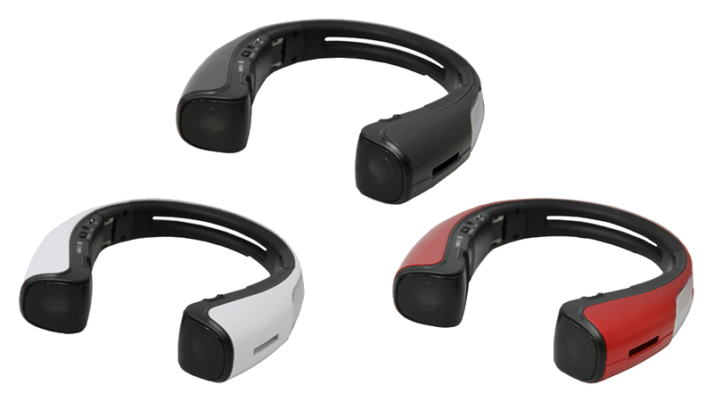 SoftBank's tweet image. 【あと4時間】
本日午後4時まで、購入画面でクーポンコード【TIME09】入れたら15％OFF！

首にかけて楽しめるネックスピーカーが1,197円引き♪
➡softbank.eng.mg/79f47
#SoftBank