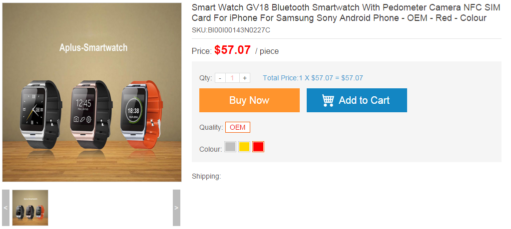gzdbx's tweet photo. Smart Watch GV18 Bluetooth Smartwatch With Pedometer Camera NFC SIM Card For iPhone
https://t.co/G7qPEN4hQI https://t.co/3emm8azrOC
