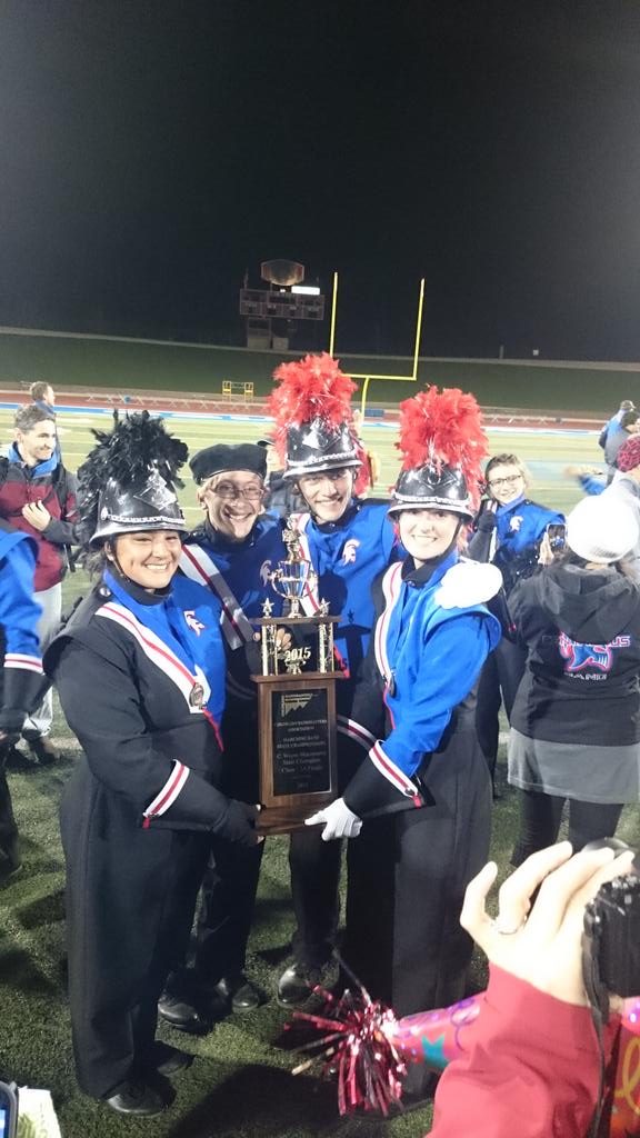 CHSWarriorAD's tweet image. Centaurus Marching Band,  State Champs again!  4 Peat!!!
