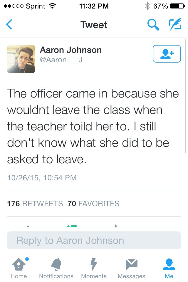 ReallyRemona's tweet image. This young man is a student/was in the classroom during the assault. #AssaultAtSpringValley #GUM
