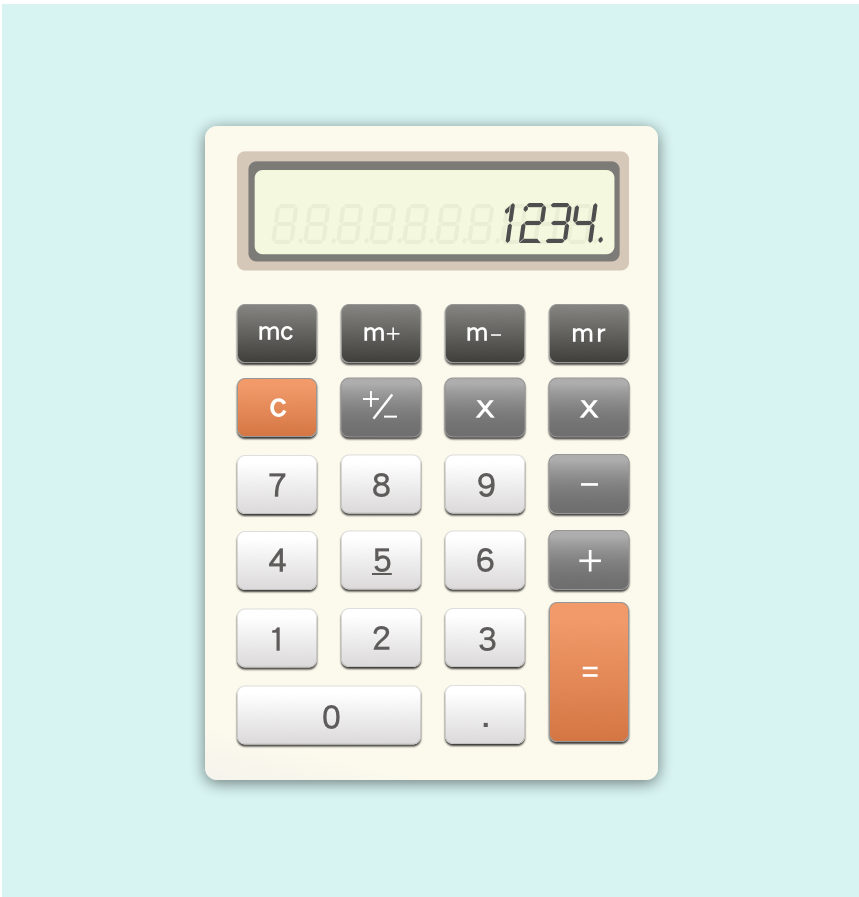 ninna19931's tweet photo. @Daily_UI Calculator~~#dailyui #04 https://t.co/KOaFcNQm0g