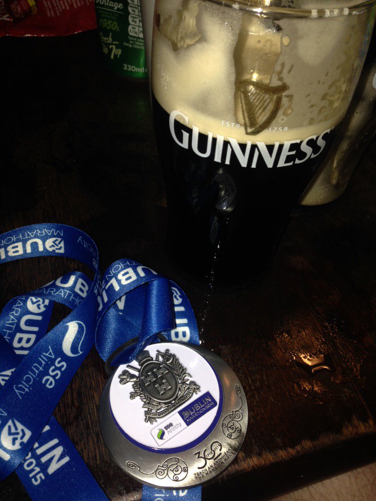 Job done! #dublinmarathon #SSEDublinMarathon