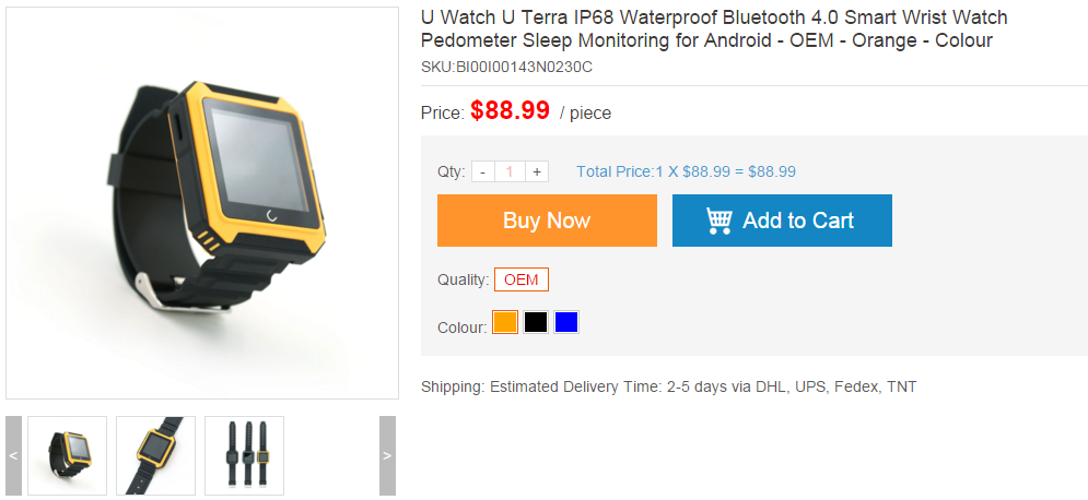 gzdbx's tweet photo. U Watch U Terra IP68 Waterproof Bluetooth 4.0 Smart Wrist Watch Pedometer Sleep Monitoring 
https://t.co/RJ2VjcFYDW https://t.co/CNcCbGjMeq