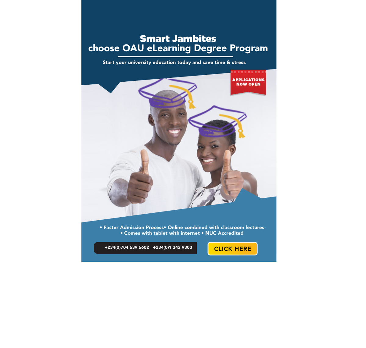 oaucdl's tweet photo. Read/listen/watch lecture materials online or watch later on your device #OAUeLearning https://t.co/ux5ftGrPDo https://t.co/hlJQlfH2A1