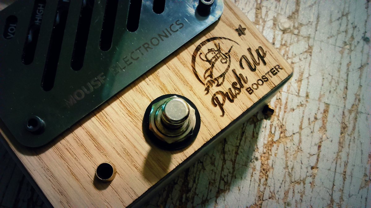 mouselectronics's tweet photo. Push Up Your Sound! #pedaloftheday #effectsbay #effectspedals #effectsdatabase https://t.co/PFnhbBg8Zn