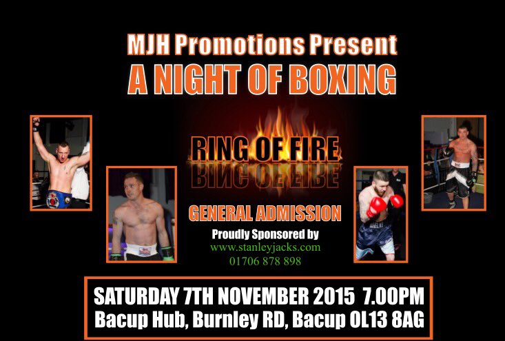 MJHPromotions's tweet photo. Get Your Tickets Now!!!
#7thNovember 
👊🏻👊🏻👊🏻 https://t.co/BnqY6TzAzr