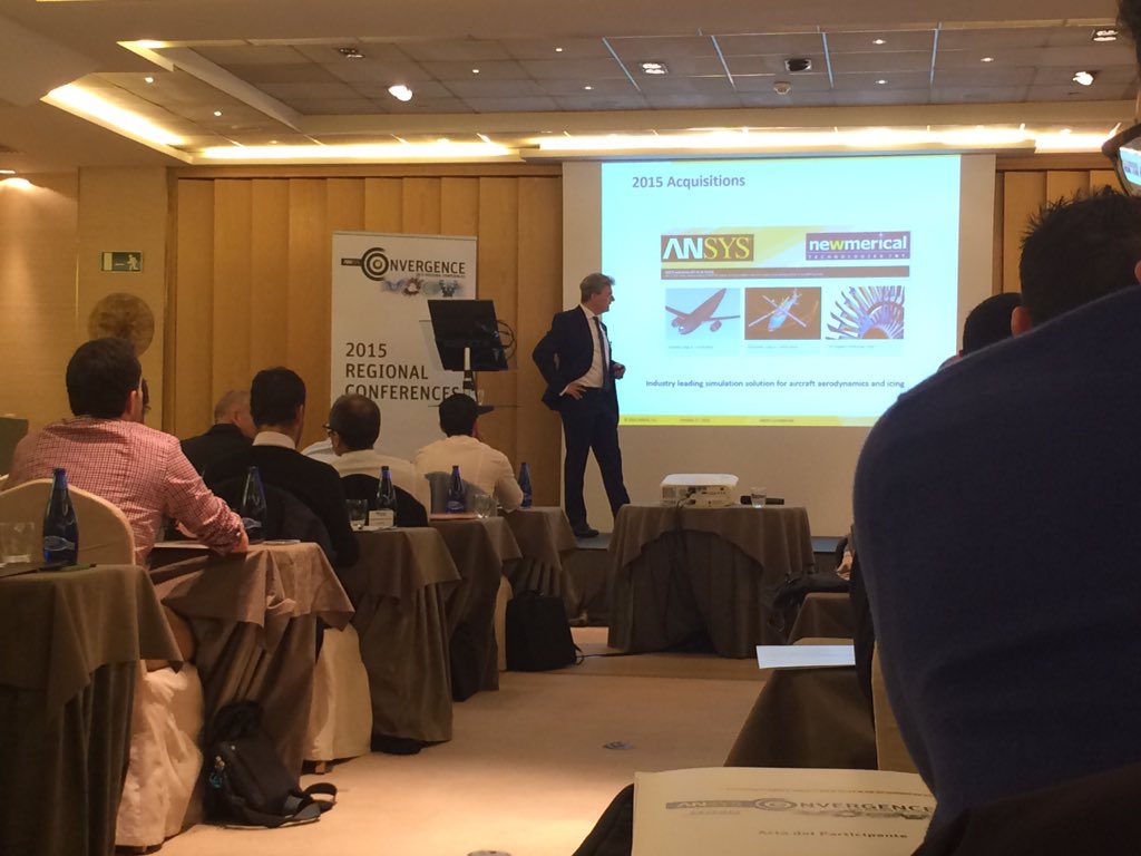 REbirth_vo's tweet photo. Estamos en @ANSYS Convergence conference. Aprendiendo sobre simulación numérica para afrontar nuevos retos. @EPS_CEU https://t.co/nG6Ognx4gk