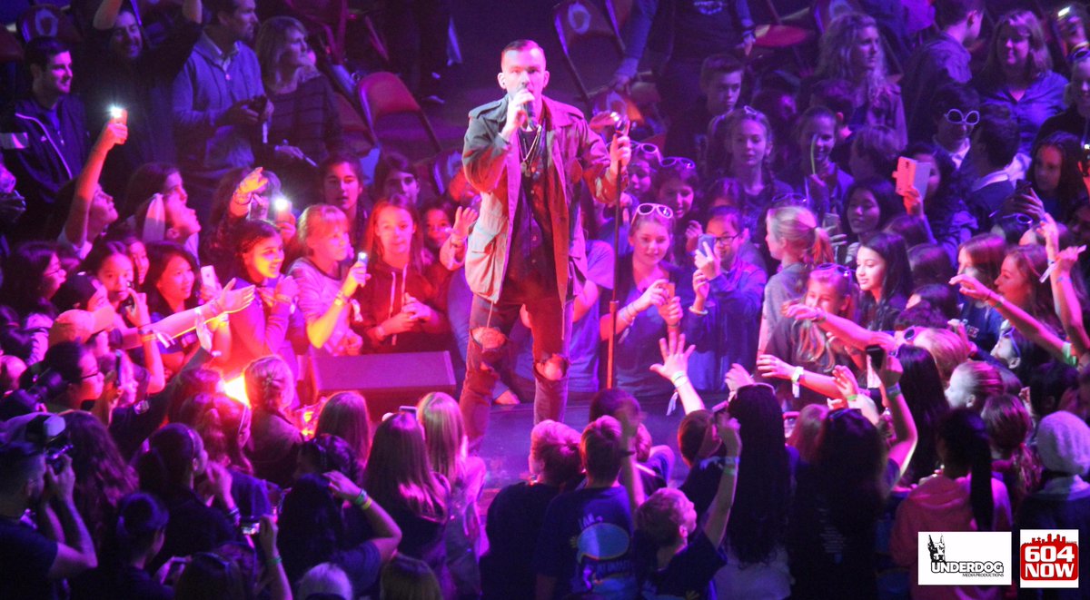 UnderK9's tweet image. Another shot of @TheRealSonReal @weday with @604Now @JrMediaGroupVan @UnderK9 at @RogersArena #WeDayVancouver #yvr