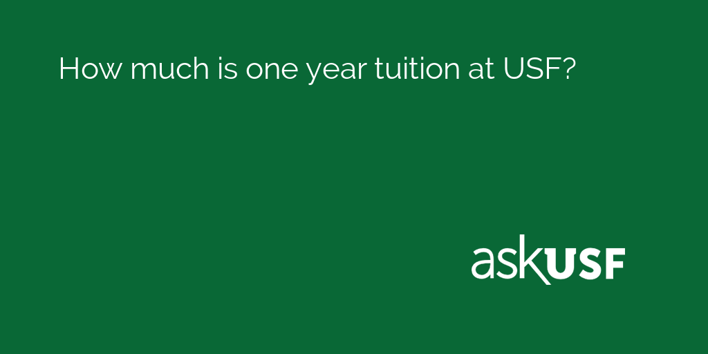 Ask_USF's tweet photo. How much is one year tuition at USF?

Get the stats here: https://t.co/qRxyD0cXIi https://t.co/DiFypqMwWi