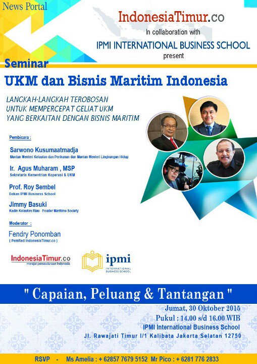 Membangunkan UKM Maritim