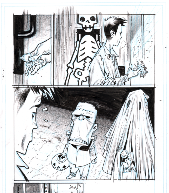 Raw inks on Rumble #8. OUT THIS WEEK!!! 