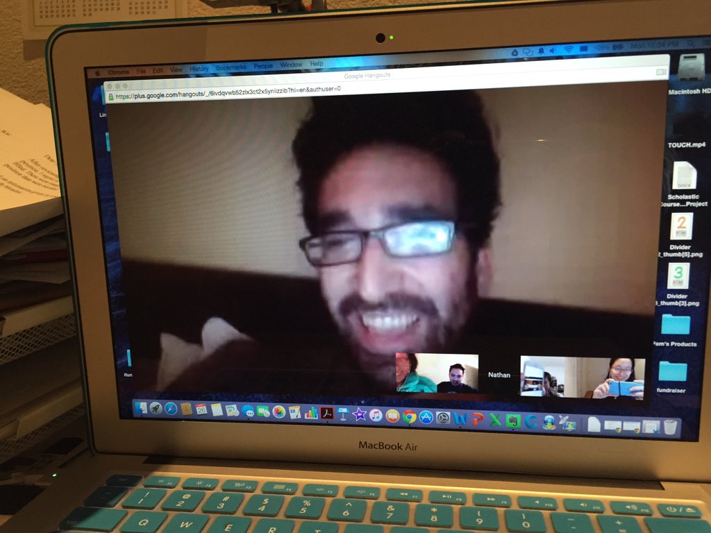ropgurl's tweet photo. Hello, @shayefar! #onlinereunion #googlehangout https://t.co/xVsSqKpgxo