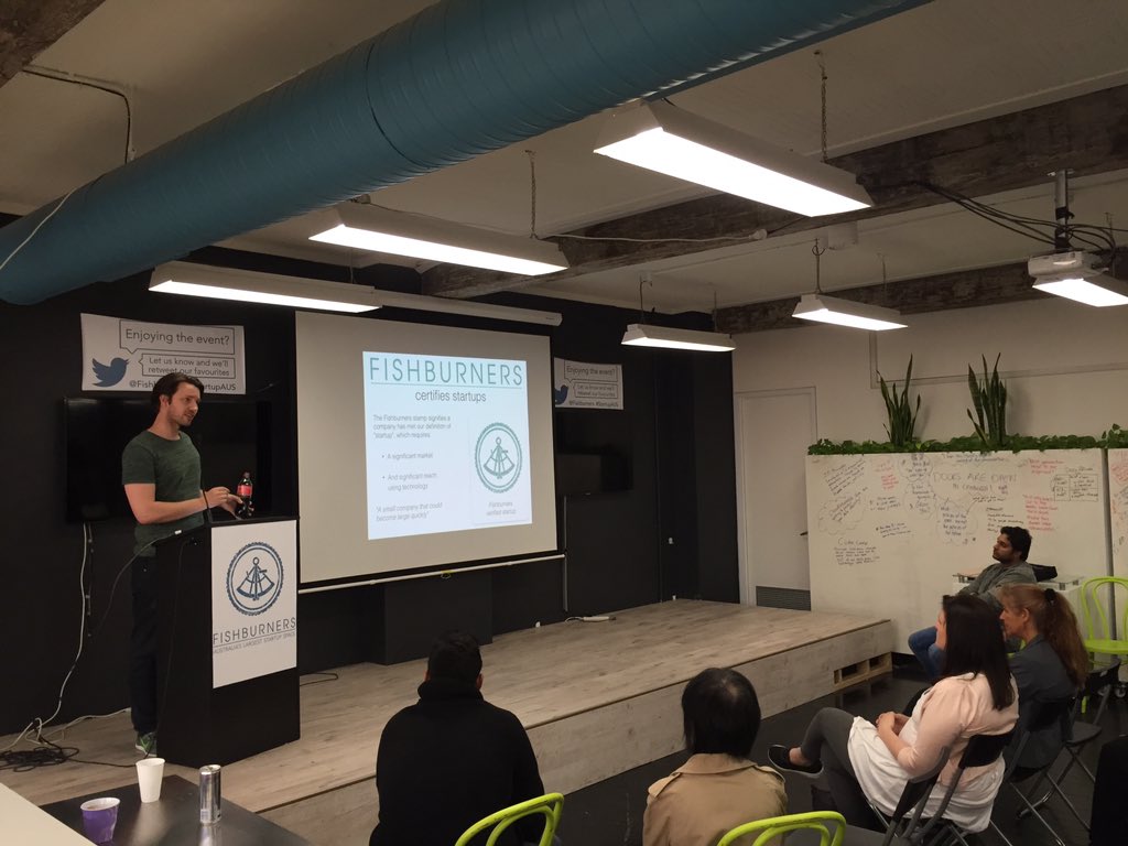 PiivotSydney's tweet photo. Startups bus stop off - @Fishburners co-working space @Murray #piivotstartupweek @cityofsydney https://t.co/a04sf8mSdU