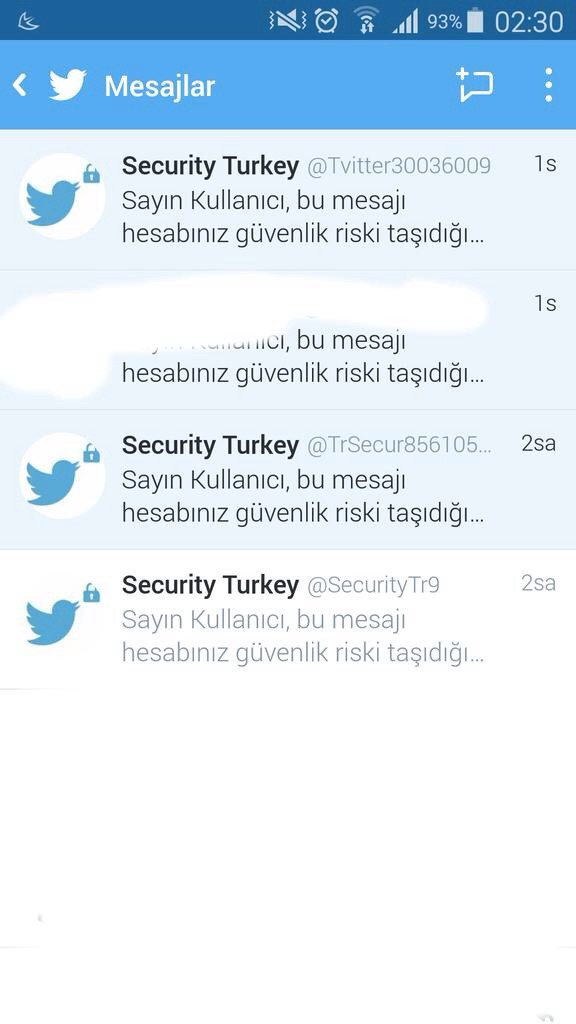 fizyomedya's tweet photo. Hesap güvenliğiniz tehlikede içerikli hiçbirşeye tıklamayın,VİRÜS Dünden beri mesaj geliyor, kaptırmayın hesabınızı! https://t.co/WGFoHJUJNH