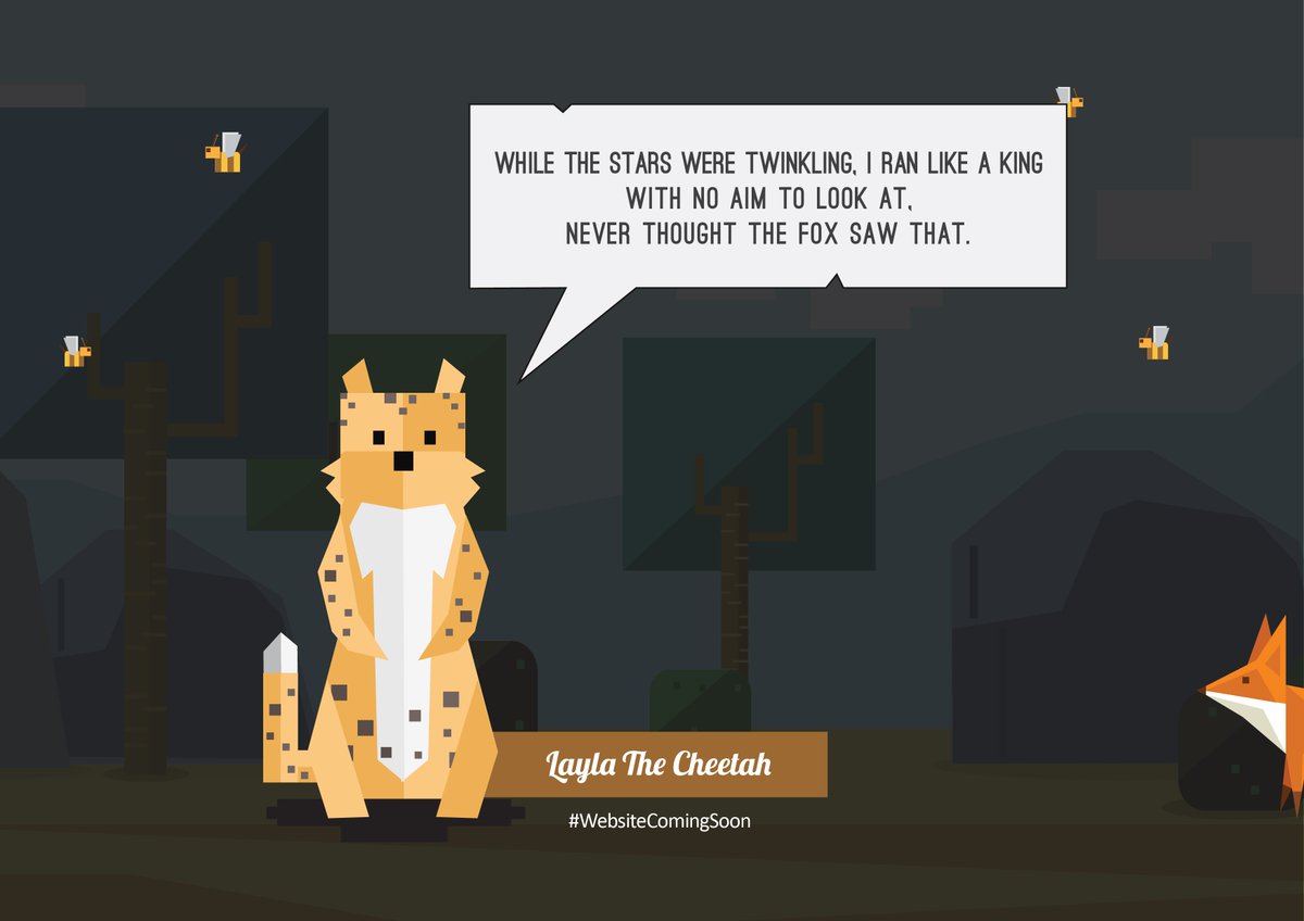 Pixelfoxoffical's tweet photo. While the stars were twinkling, I ran like a king; With no aim to look at,never thought the fox saw that! #PixelFoxS https://t.co/s9v7646qYZ