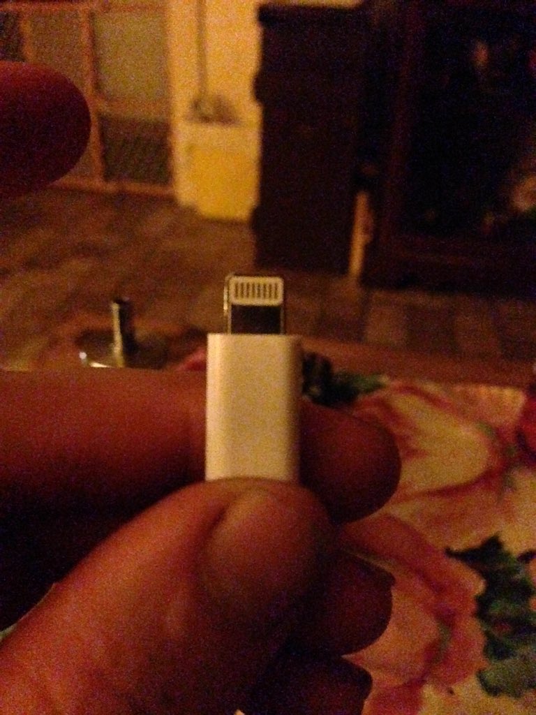 PWN24K's tweet photo. I just love this little bugger :) #MicroUSB To #LightningAdapter This little Beast Works Wonders Sometimes :) https://t.co/GJNw7VodJB